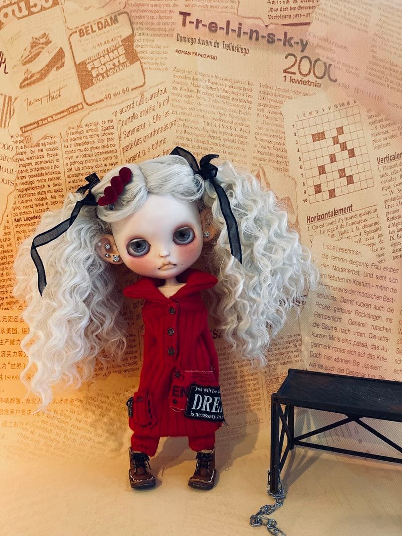 【専用】カスタム アイシードール デザインウィッグ アウトフィットフルセット