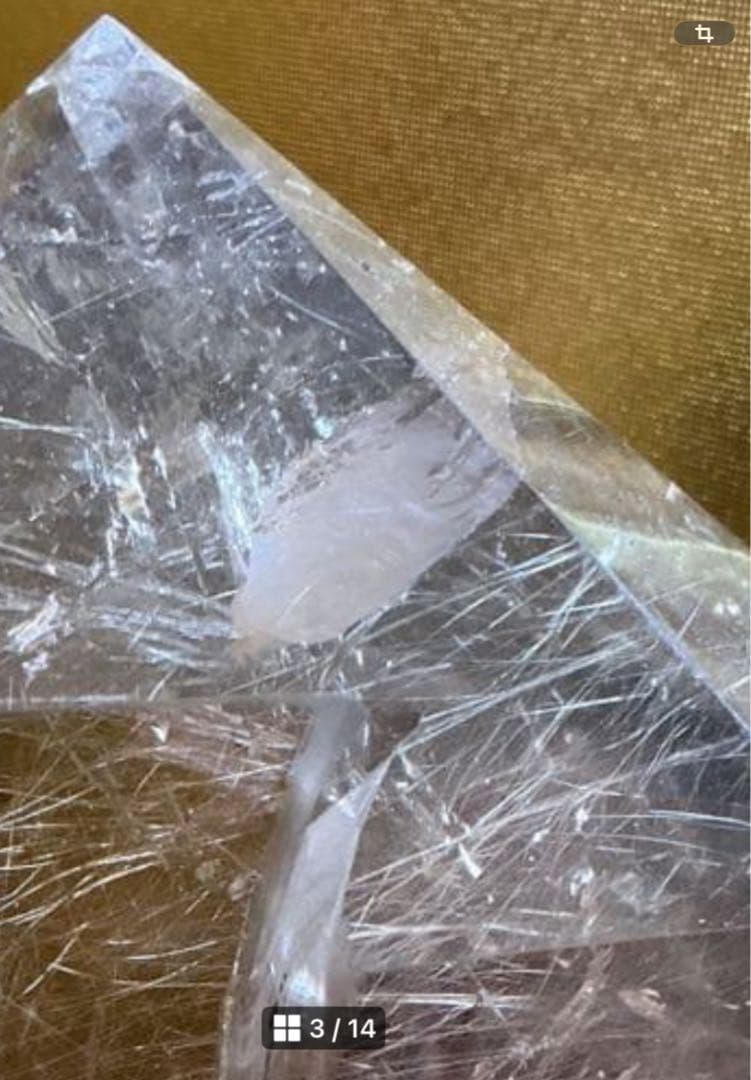 スモーククォーツ金針ルチル　ルチルクォーツ　観賞石