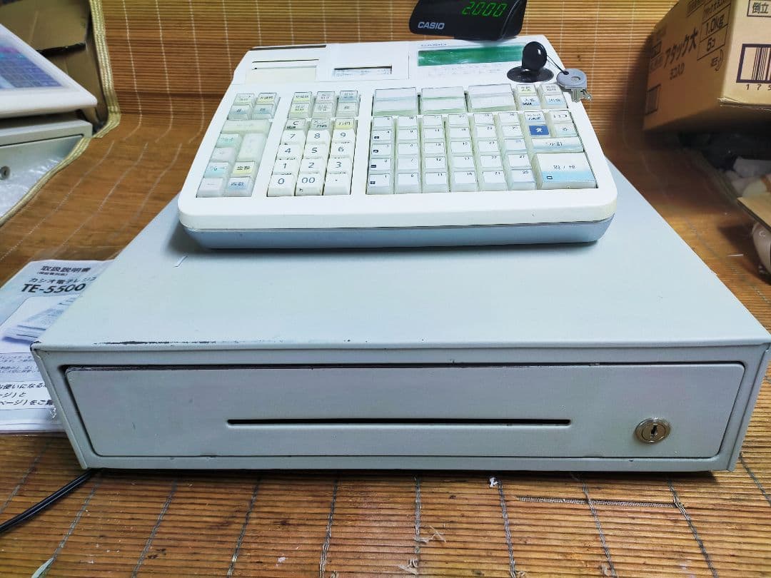 カシオレジスター　TE-6500　フル設定無料　250284