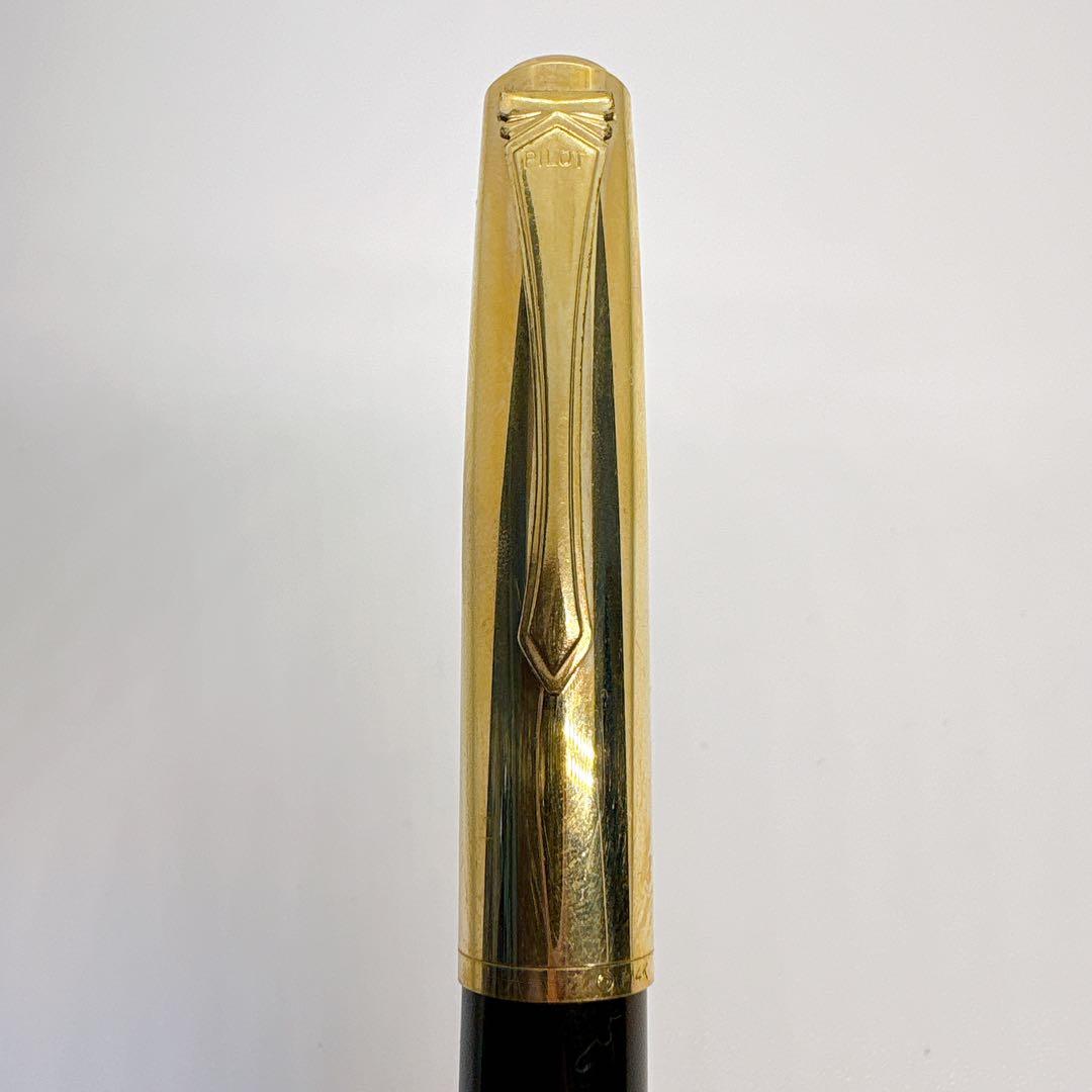 筆記未確認 パイロット 53RT 14金張りキャップ 万年筆 14K 3号