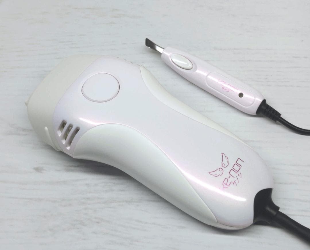 【使用僅少/付属品全付】脱毛器 ケノン 8.0 眉毛脱毛器付 パールホワイト