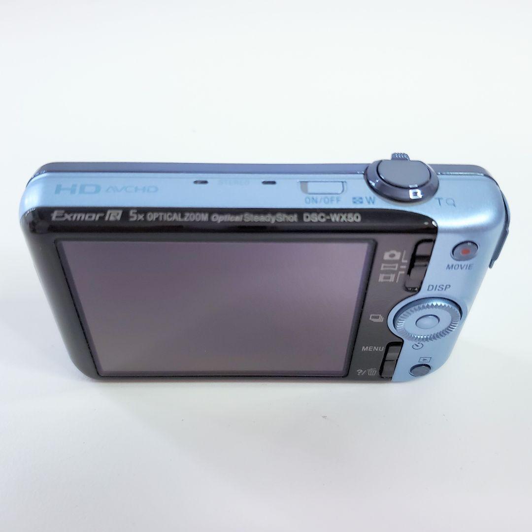 極美品✨️SONY Cyber-shot DSC-WX5　デジカメ ブルー 完動