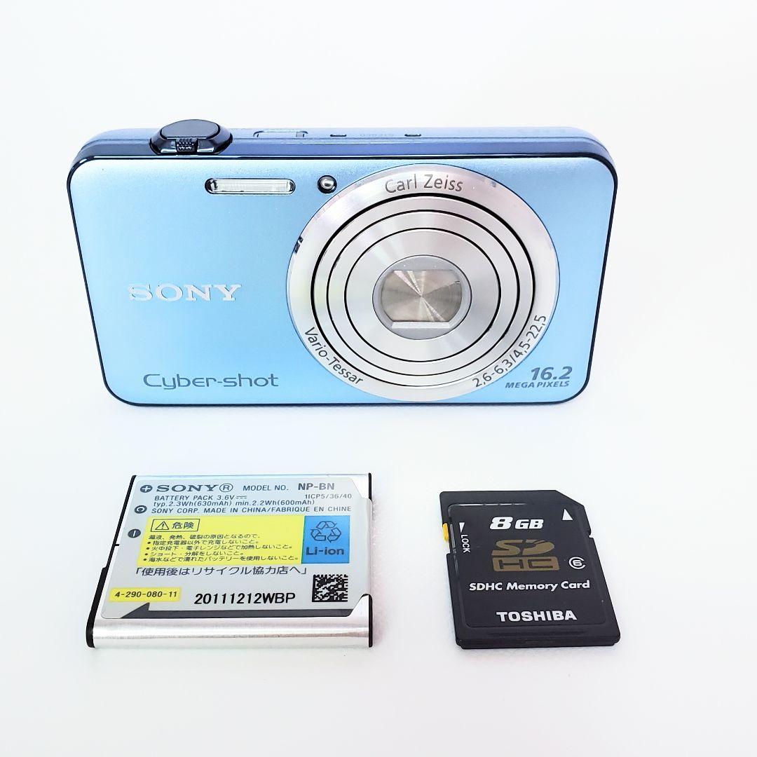 極美品✨️SONY Cyber-shot DSC-WX5　デジカメ ブルー 完動