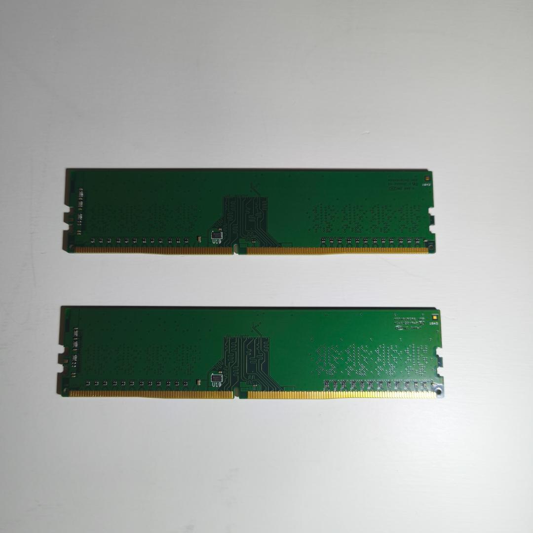 DDR4-2666 16GB(8G×2枚) デスクトップPC用メモリ 中古品