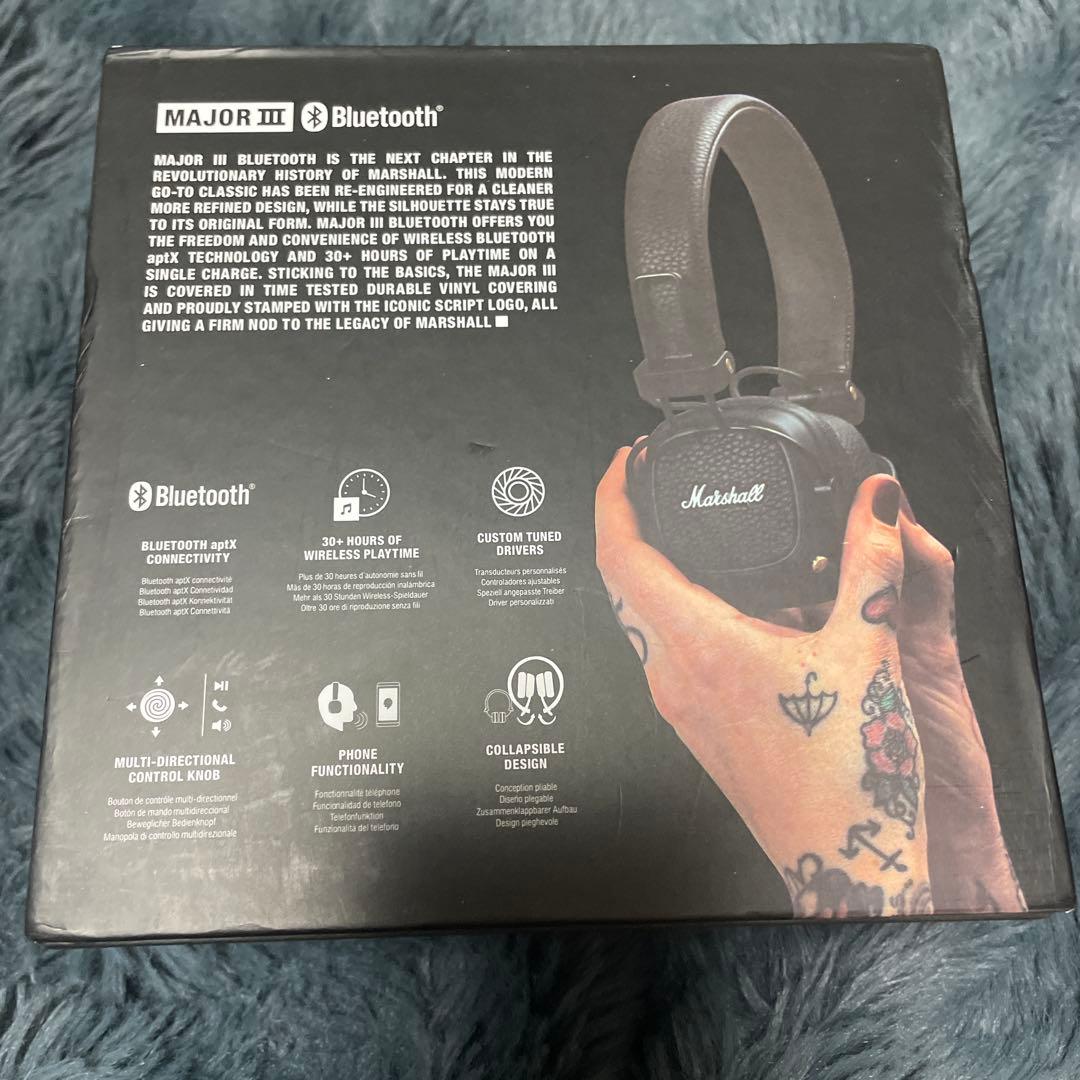 「新品未使用」Marshall MAJORIII Bluetoothヘッドフォン