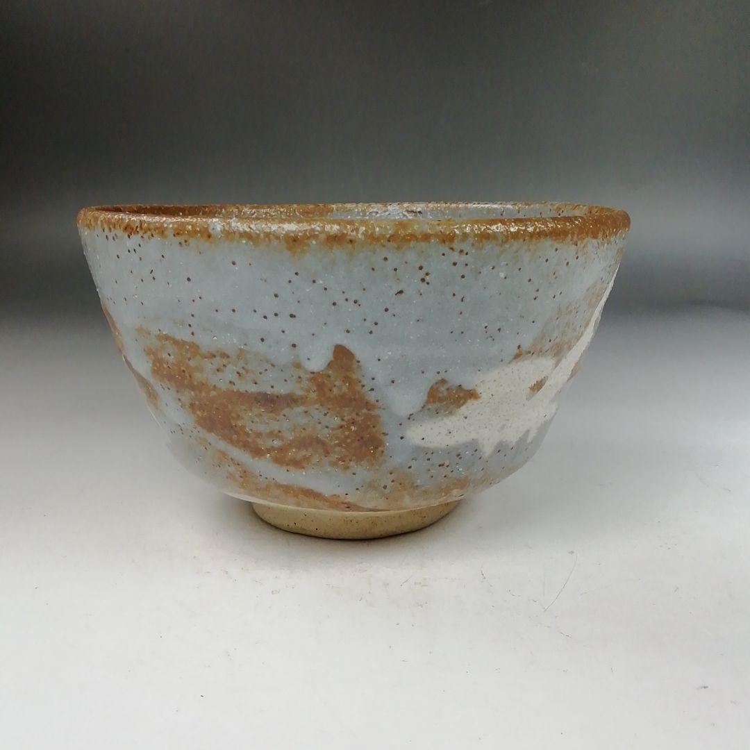 Ｗ３９５　茶碗　『鼡志野　茶碗』『野中春清 造』　共箱　抹茶碗　茶道具