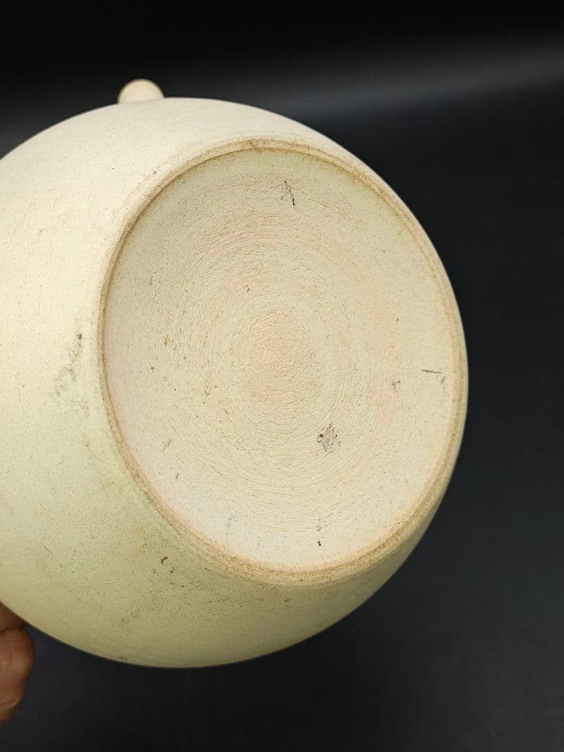 龍紋　白泥　涼炉　保富良/ボウフラ/ボーフラ　在銘　春峰　煎茶道具/茶道具