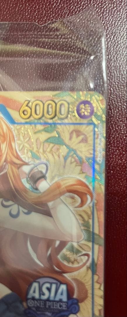 【貴重】ワンピースカード ナミ Asia シリアル ゾロ目 P-112 未開封