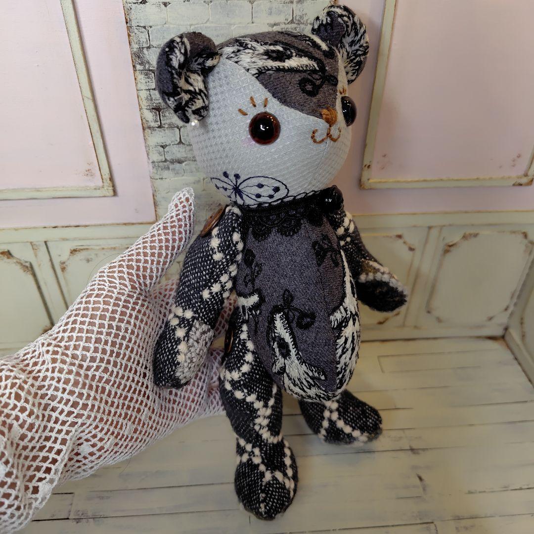は*こ様 ミナペルホネン＊ハンドメイド＊ぬいぐるみ＊テディベア＊55(オークショ