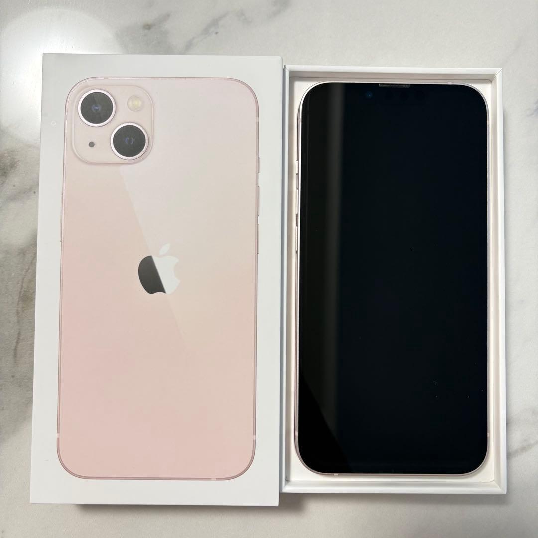 【美品】iPhone 13 ピンク 128GB simフリー
