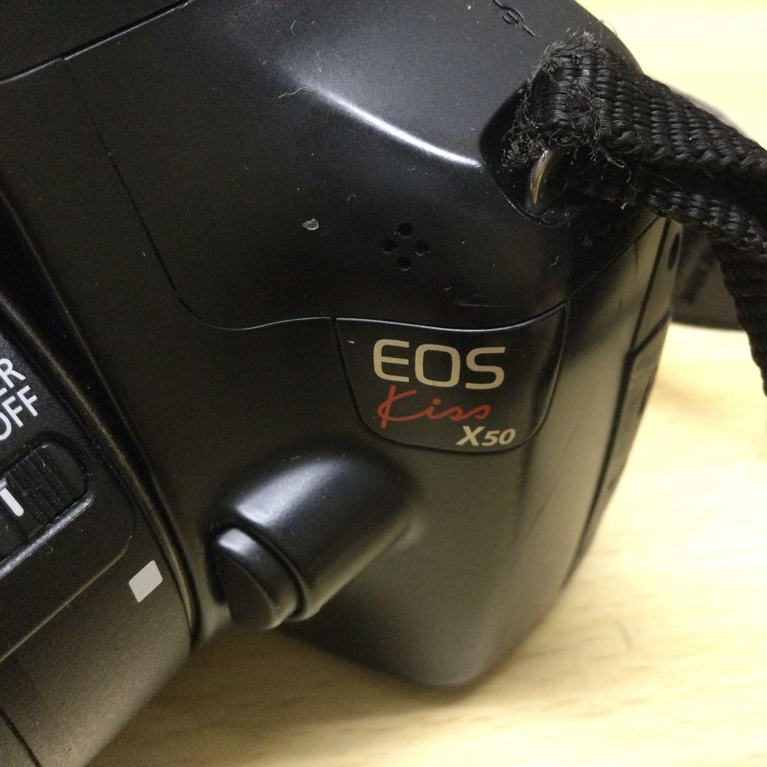 Canon デジタルカメラEOS Kiss X50 レンズ2個付【ジャンク品】