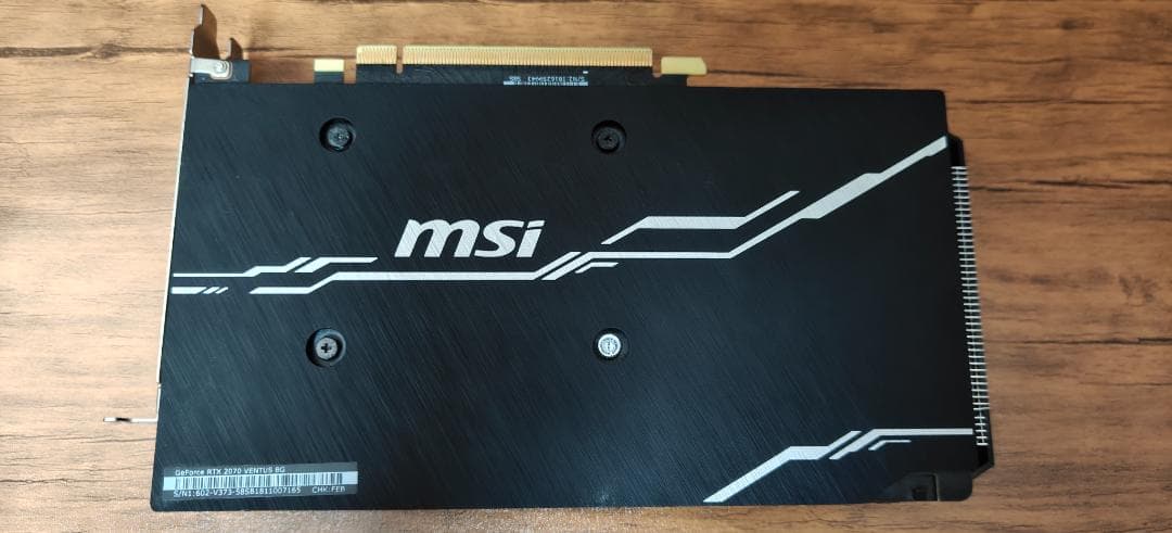 MSI GeForce RTX 2070 VENTUS 動作品