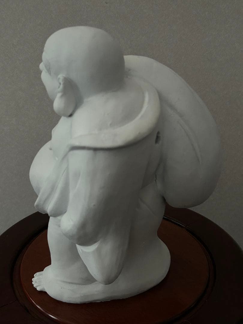 【美品★送料込】七福神・布袋様：香炉 縁起物（陶器）