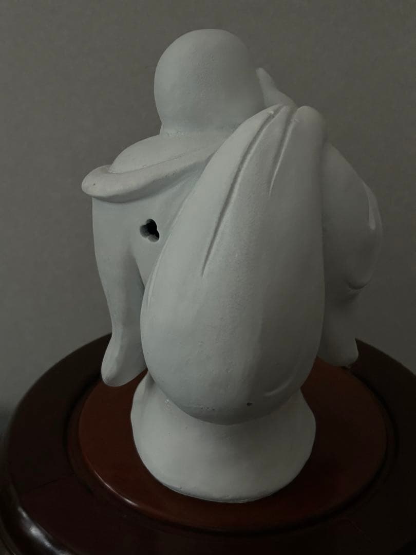 【美品★送料込】七福神・布袋様：香炉 縁起物（陶器）