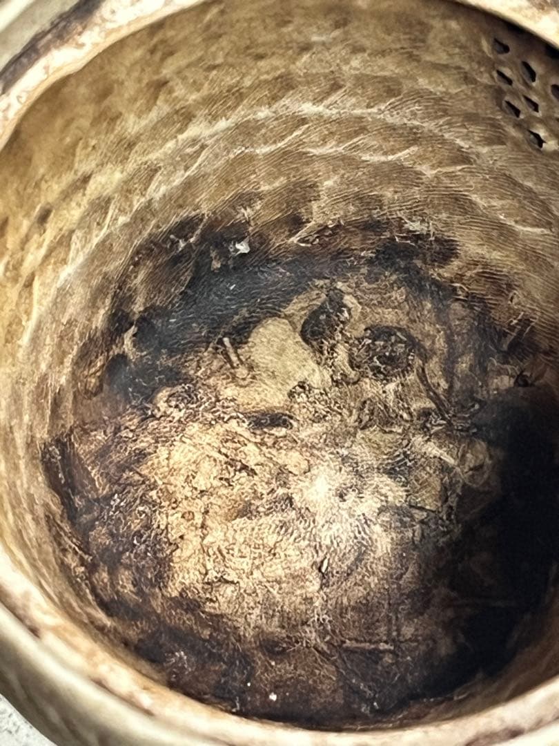 宝瓶　急須　白泥　萬古焼　春山