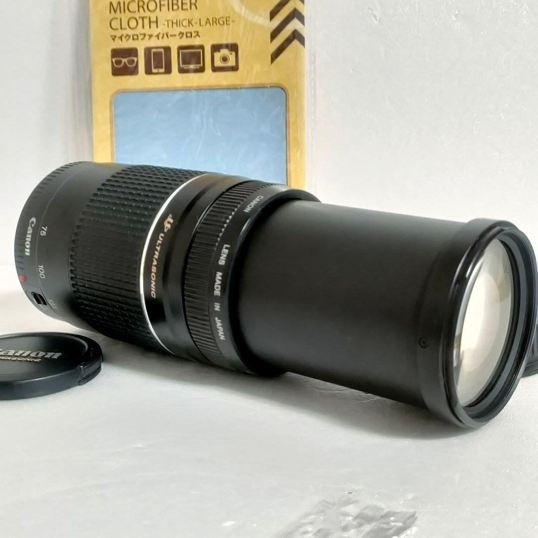 動作可！canon望遠レンズ♪75-300mm 一眼レフカメラの交換レンズ！