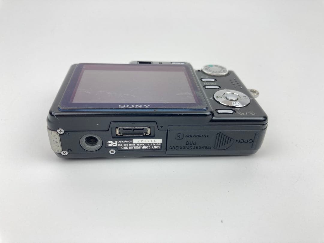 【極美品】SONY Cyber-shot DSC-W50 ブラック コンデジ