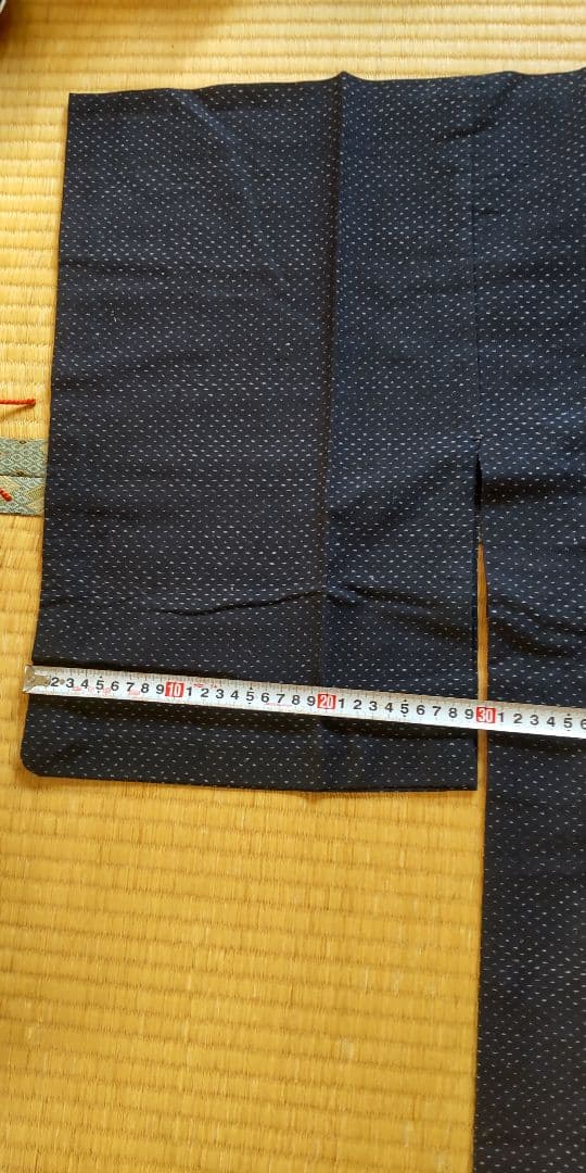 昭和レトロ　木綿　絣　和服　端切れ　骨董　アンティーク
