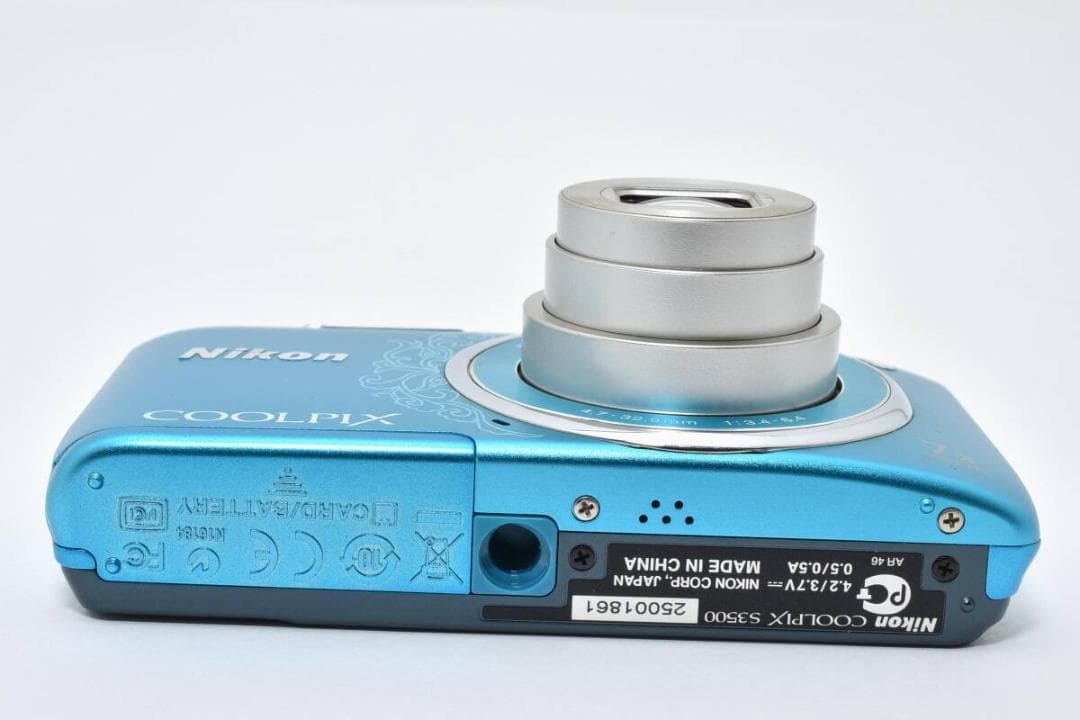 《ほぼ新品 動作良好》 Nikon COOLPIX S3500 クリスタルブルー