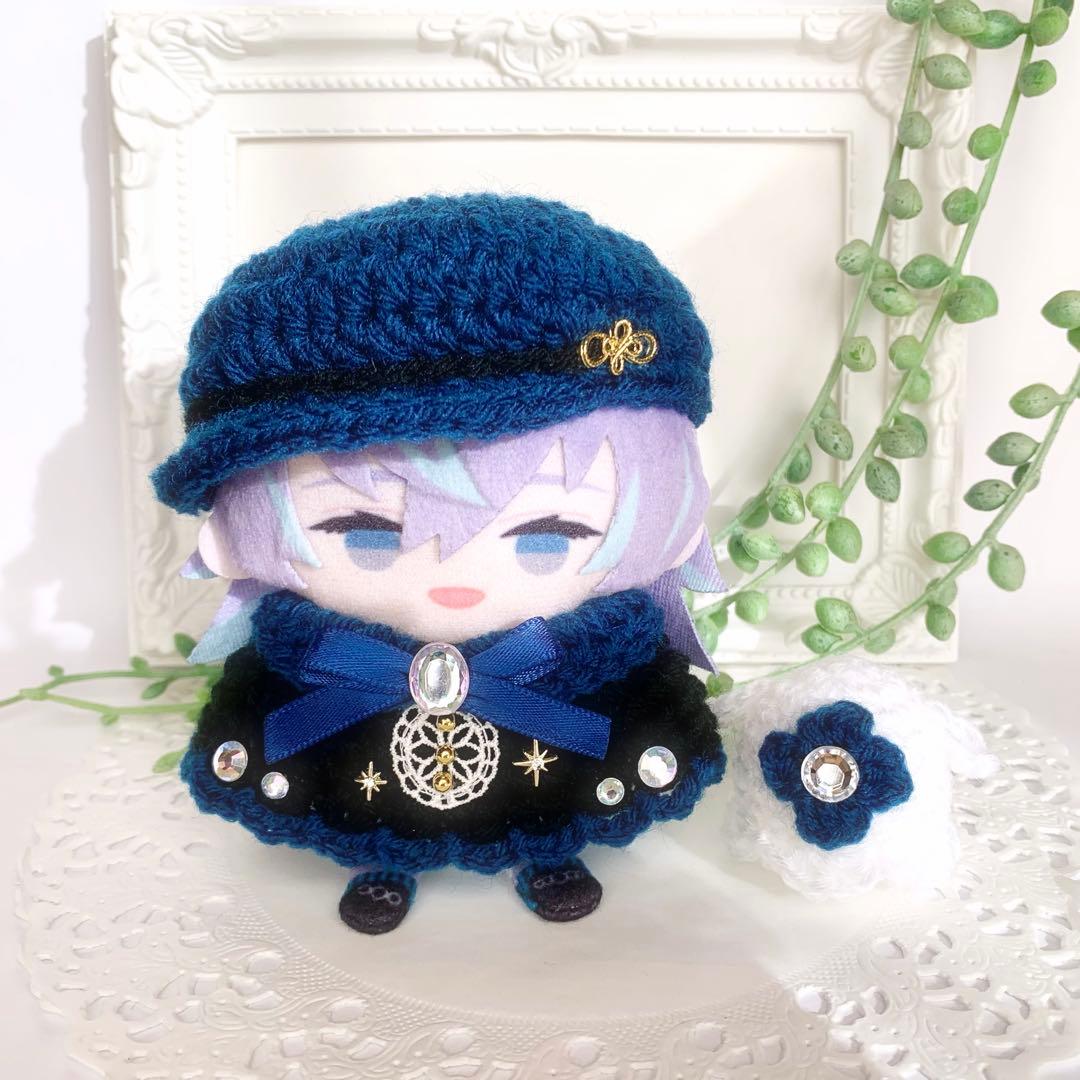 【8-59/order】ぬい服 にじぱぺ用（キラキラポンチョ、マリンセーラー）