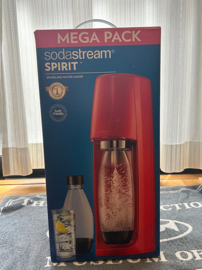 【お買得】新品・未使用sodastream SPIRIT 赤