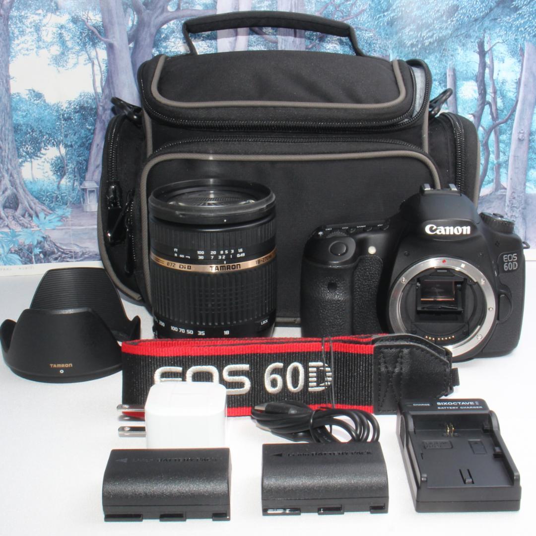 ☆Canon EOS 60D スマホ転送・手振れ補正万能レンズセット☆