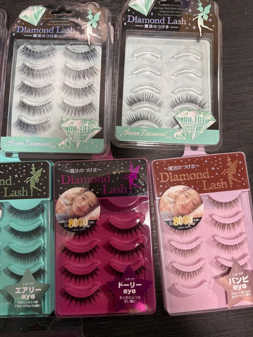 Diamond Lashなどつけまつ毛 16パックセット。バラ売りOK◎