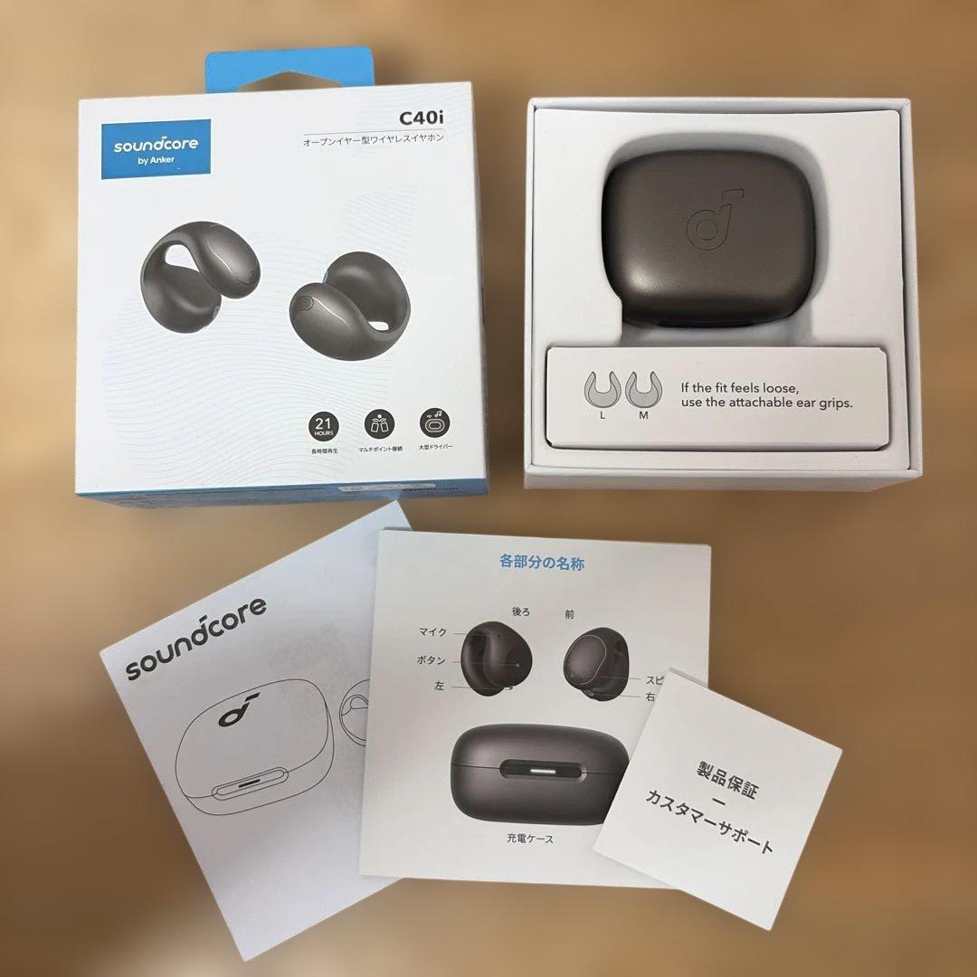 Soundcore C40i オープンイヤー型ワイヤレスイヤホン ANKER