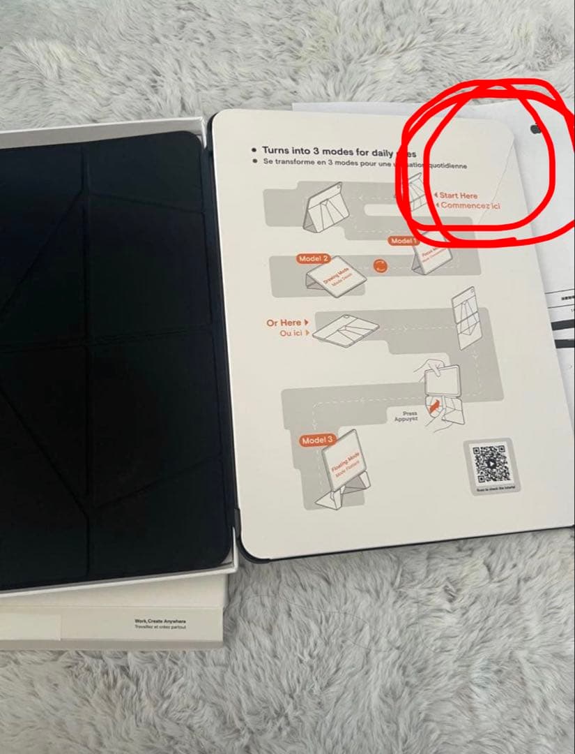 新品未使用 MOFTケース Apple正規品 13インチiPadAir 開封済み