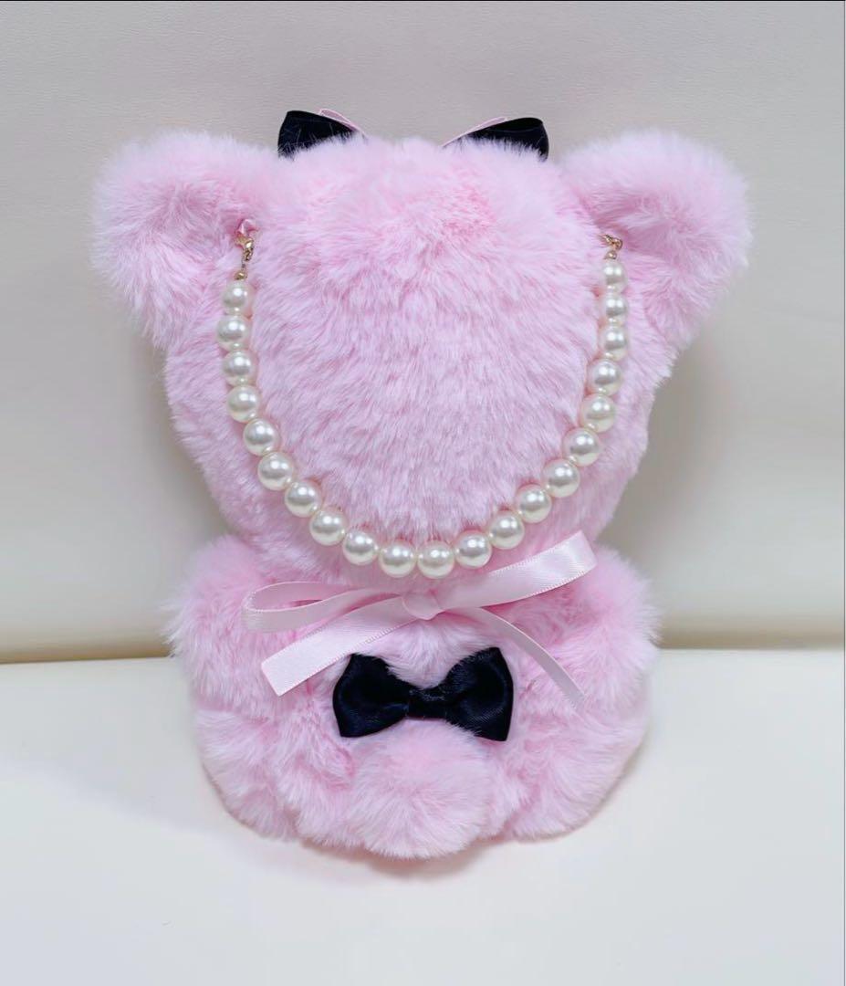 おすわり♥ぬい服♥着ぐるみ♥16cm♥ねこ♥バックチャーム付き♥Y45
