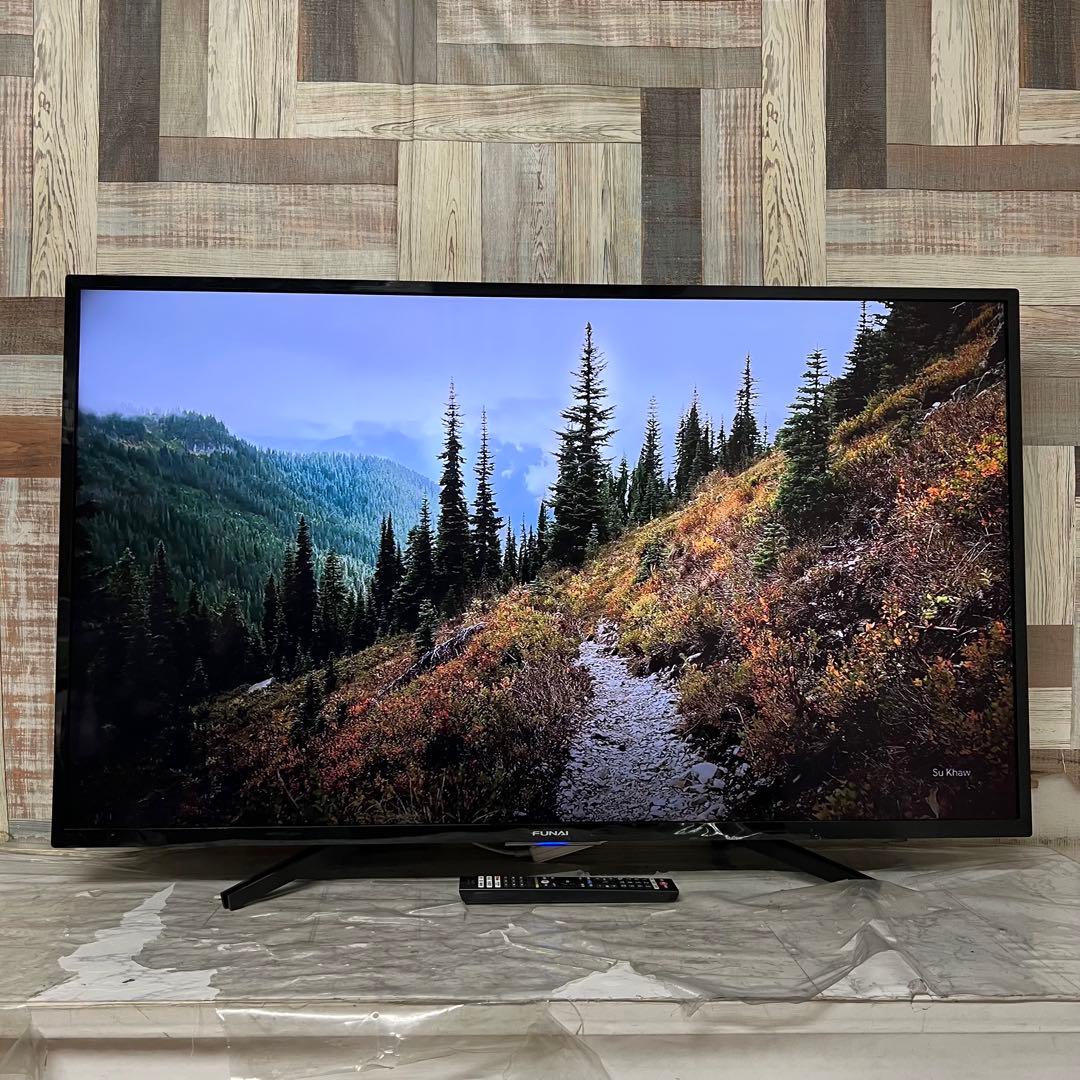全国送料込❣️FUNAI 4K液晶テレビ49型Android TV 動画アプリ搭載