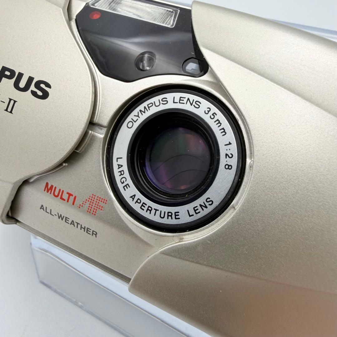 【希少】OLYMPUS μ[mju:]-II フィルムカメラ 328-23