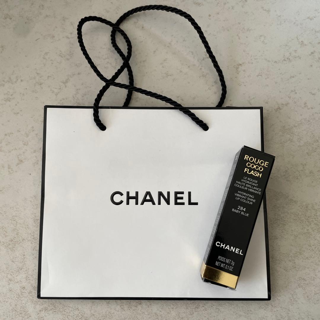 新品CHANEL ROUGE COCO FLASH 284 BABY BLUE