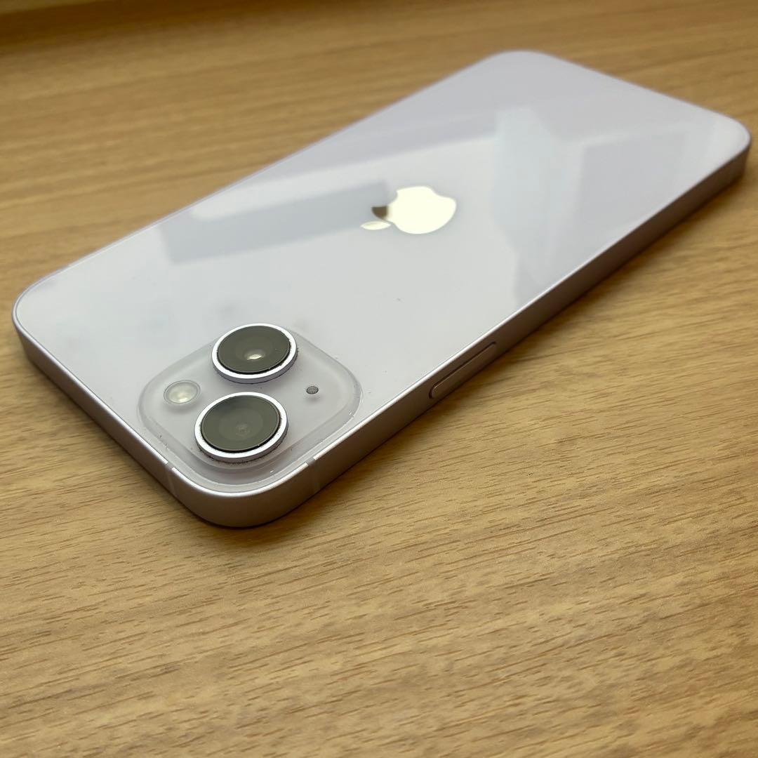 【美品】Apple iPhone 14plus パープル　256GB