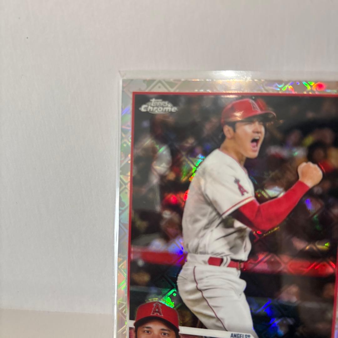 Shohei Ohtani Topps Chrome ロゴリフラクター　2023
