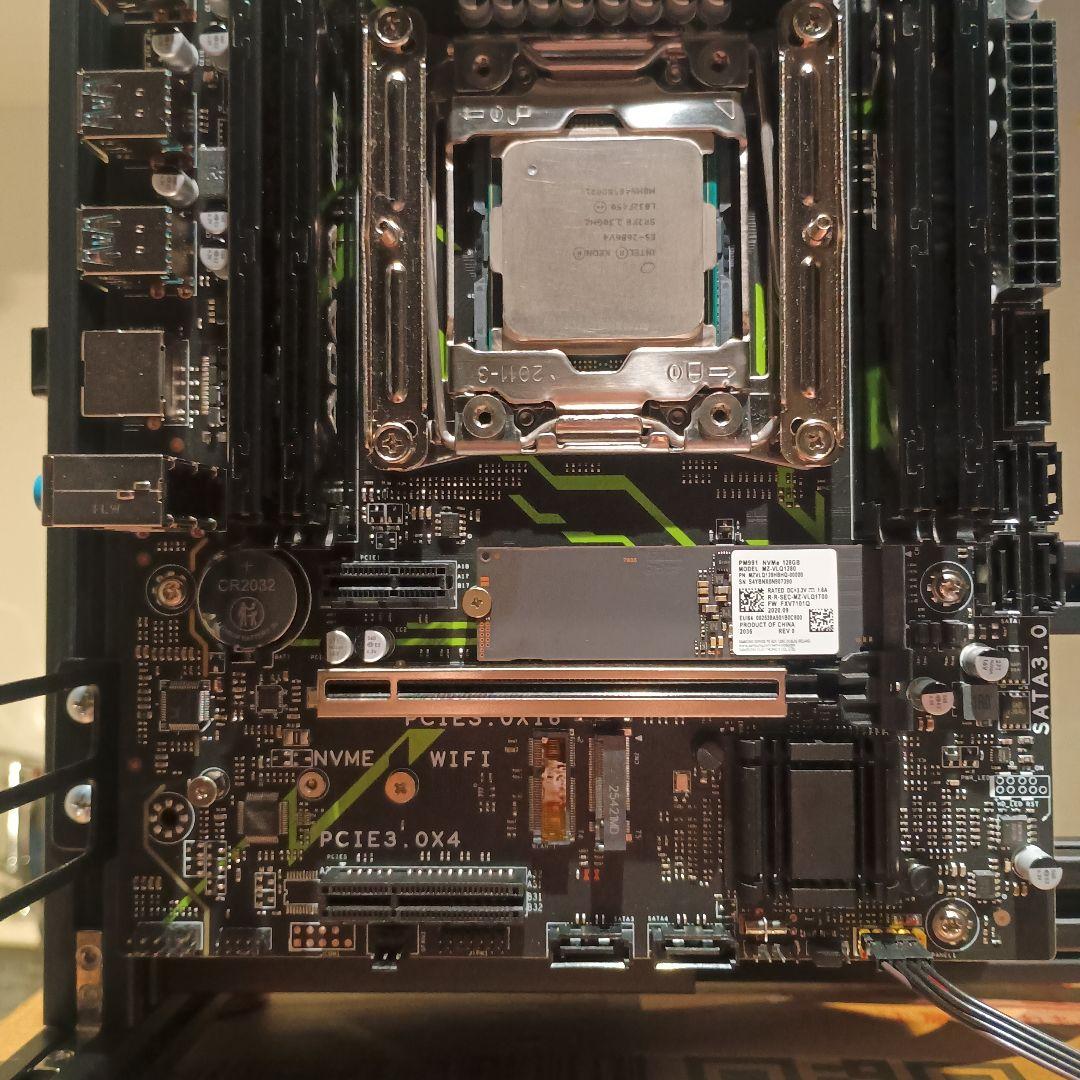 【動作確認済セット】CPU(18C36T)+メモリ+SSD+グラボ