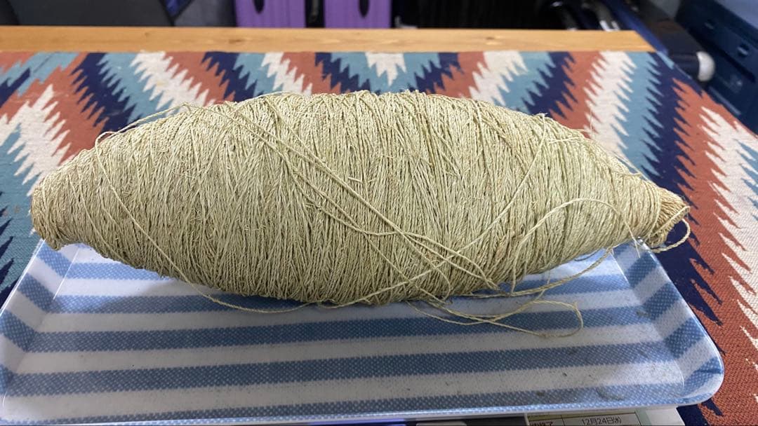 KUZU-90 葛糸*540g　くず糸　撚り糸　手編み・手織り用糸　くずのつる