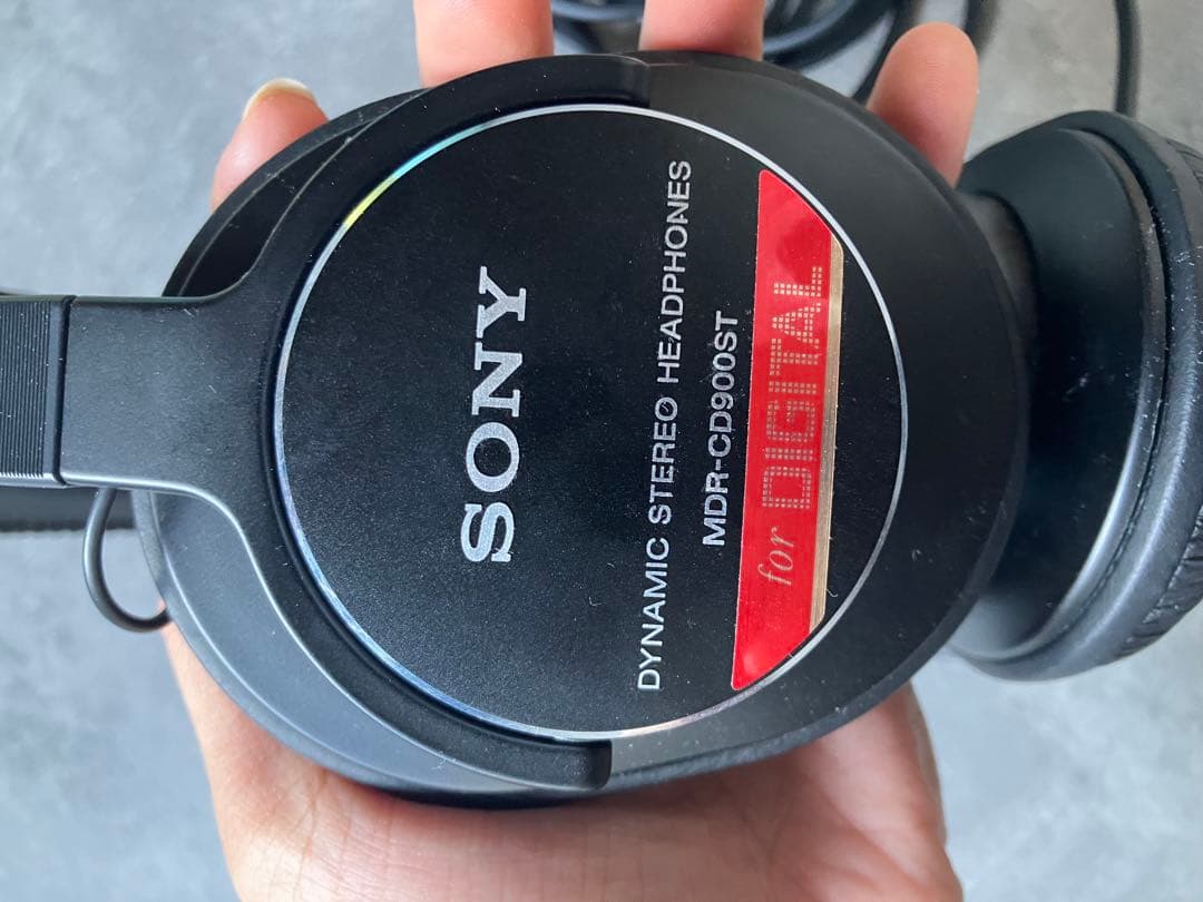 SONY MDR-CD900ST 有線ヘッドホン　変換プラグ付き