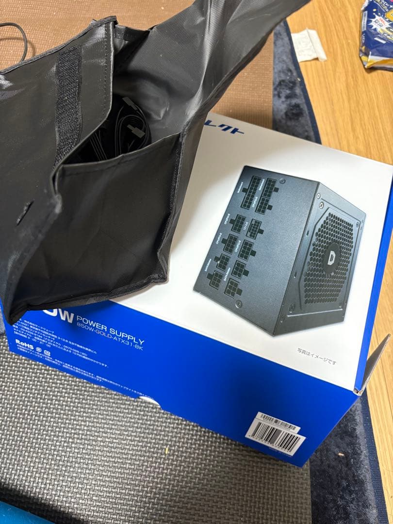 ドスパラ850W GOLD ATX31-BK 電源ユニット