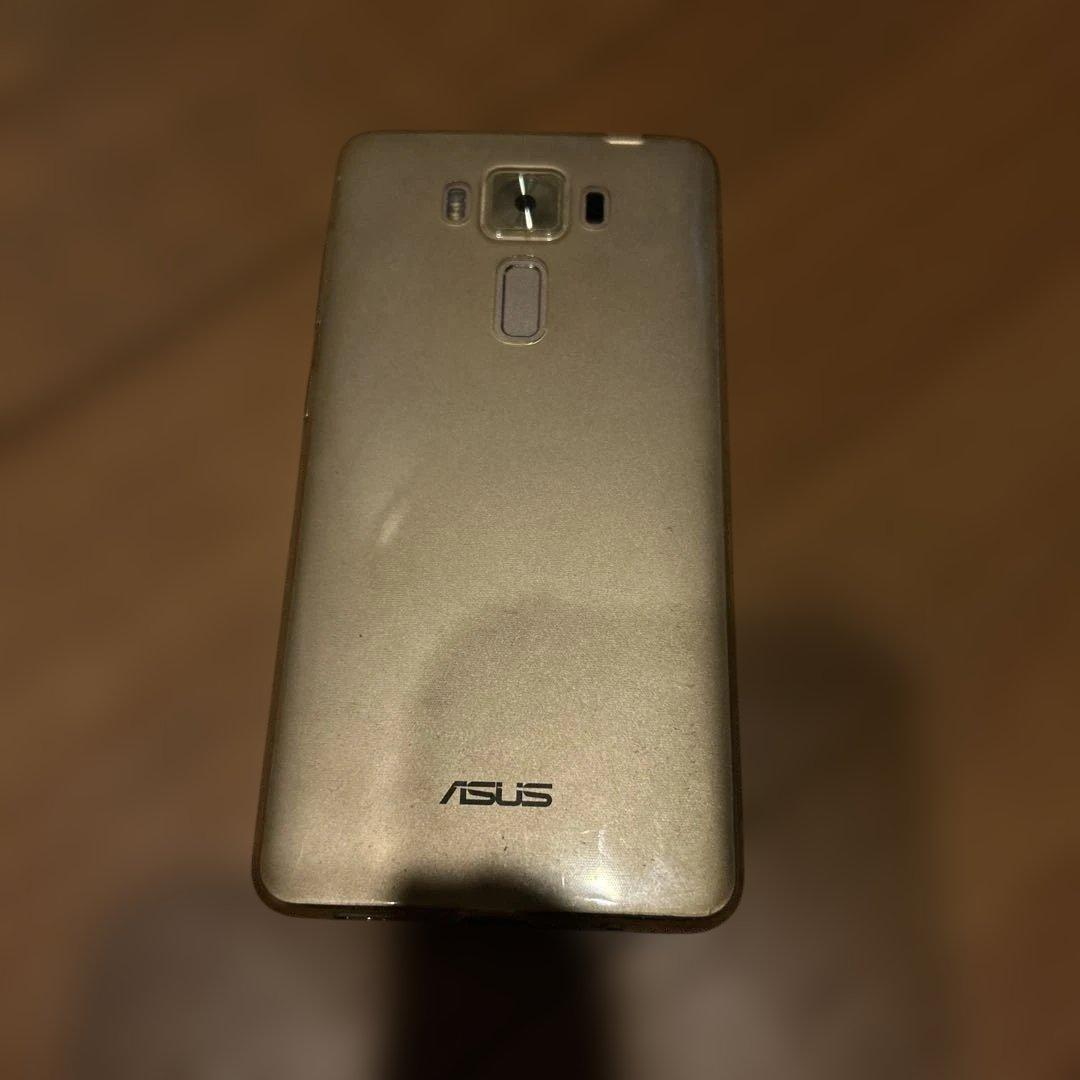 ASUS Androidスマホ ゴールド 本体