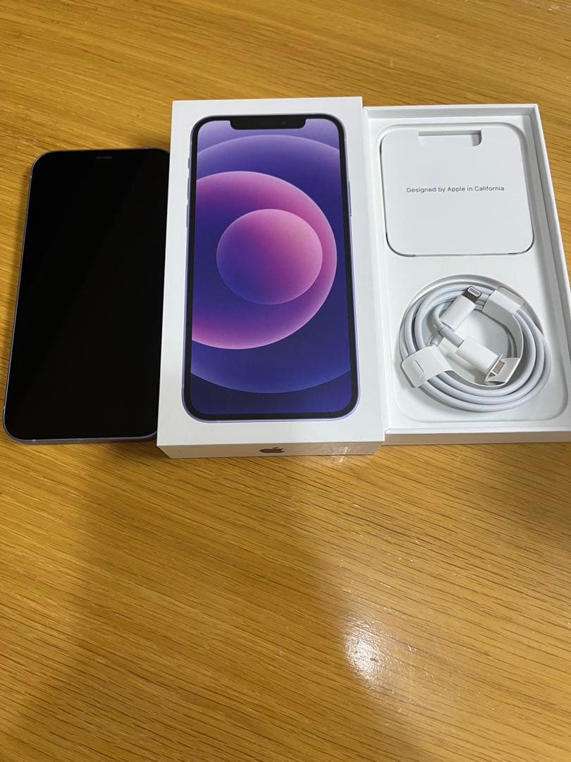 【津田】Apple iPhone 12 パープル 64GB SIMフリー