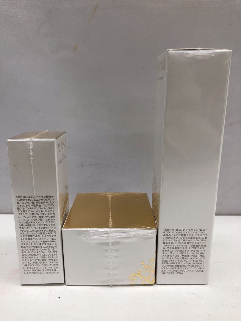 3ACM001 《未開封品》AURAGE オラージュ 3点 日焼け止め 化粧水