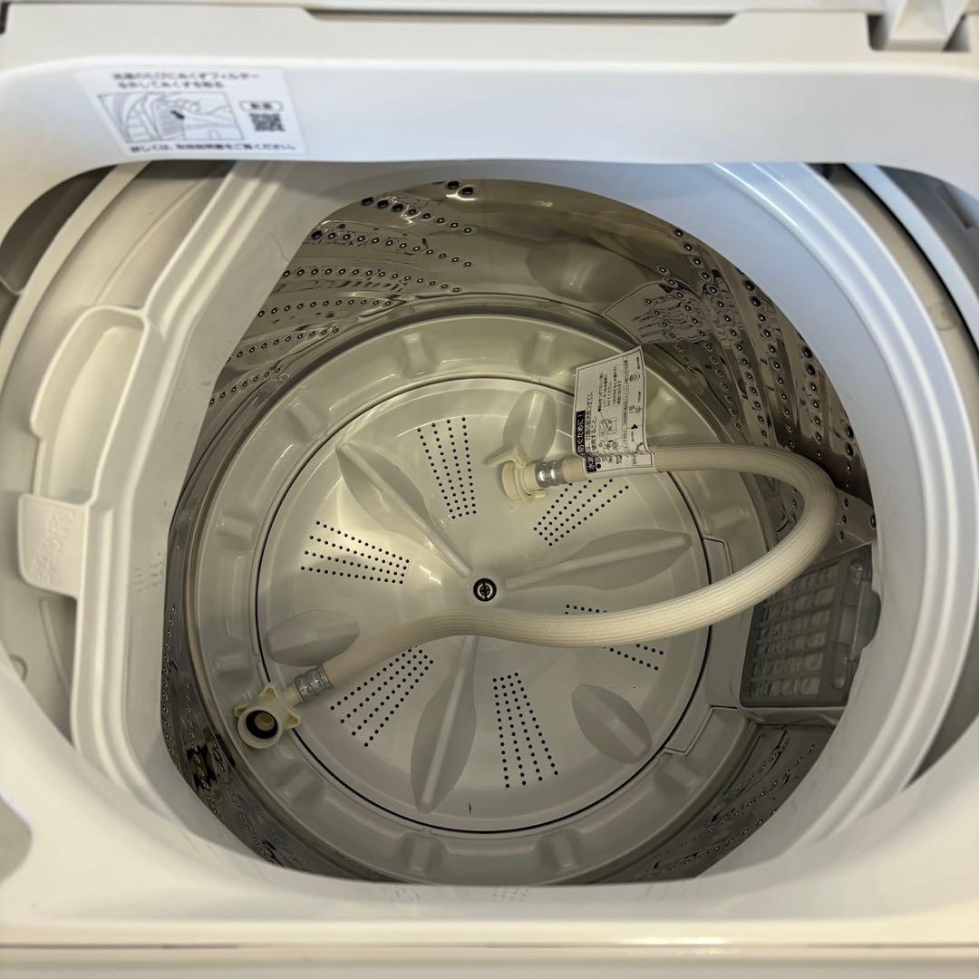 424⭕️洗濯機　パナソニック　綺麗　5キロ　一人暮らし　単身　小型　設置無料
