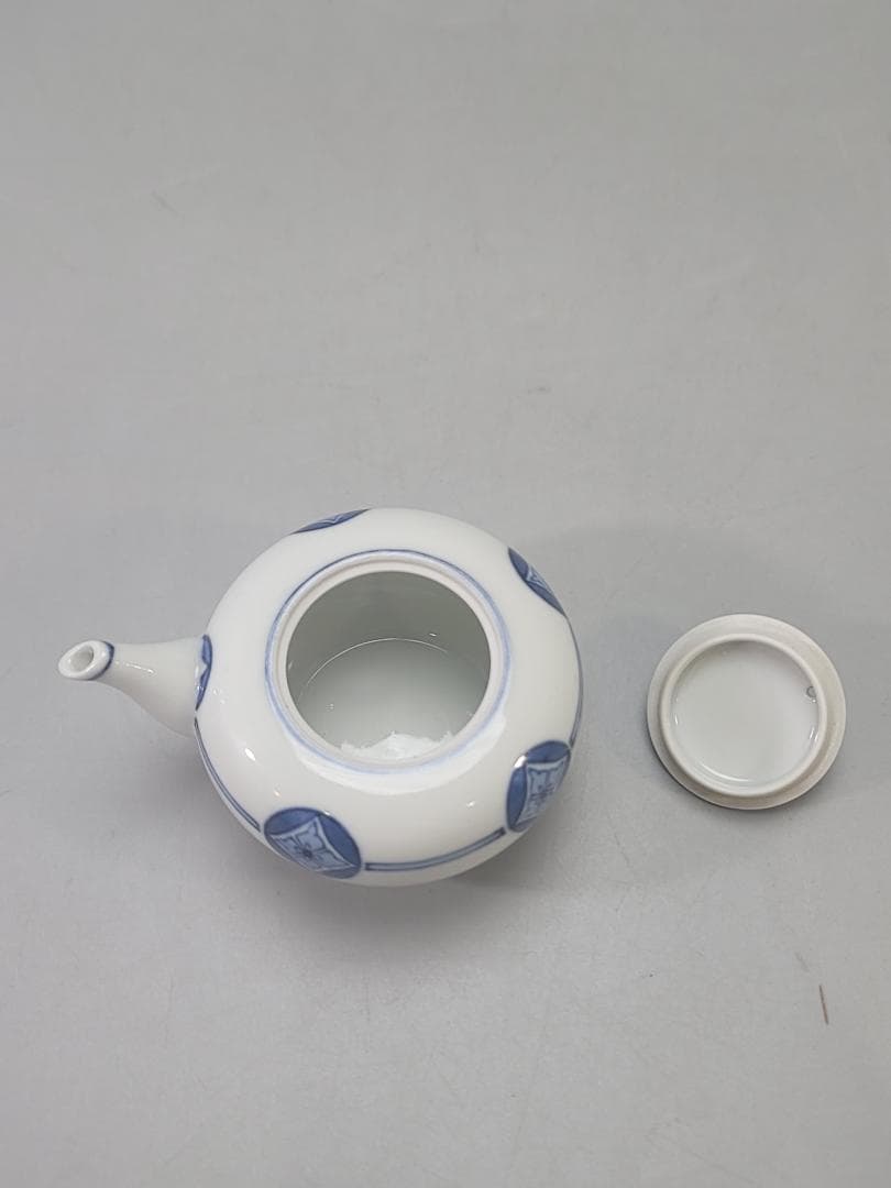 染付 煎茶器 急須 時代物 DT783
