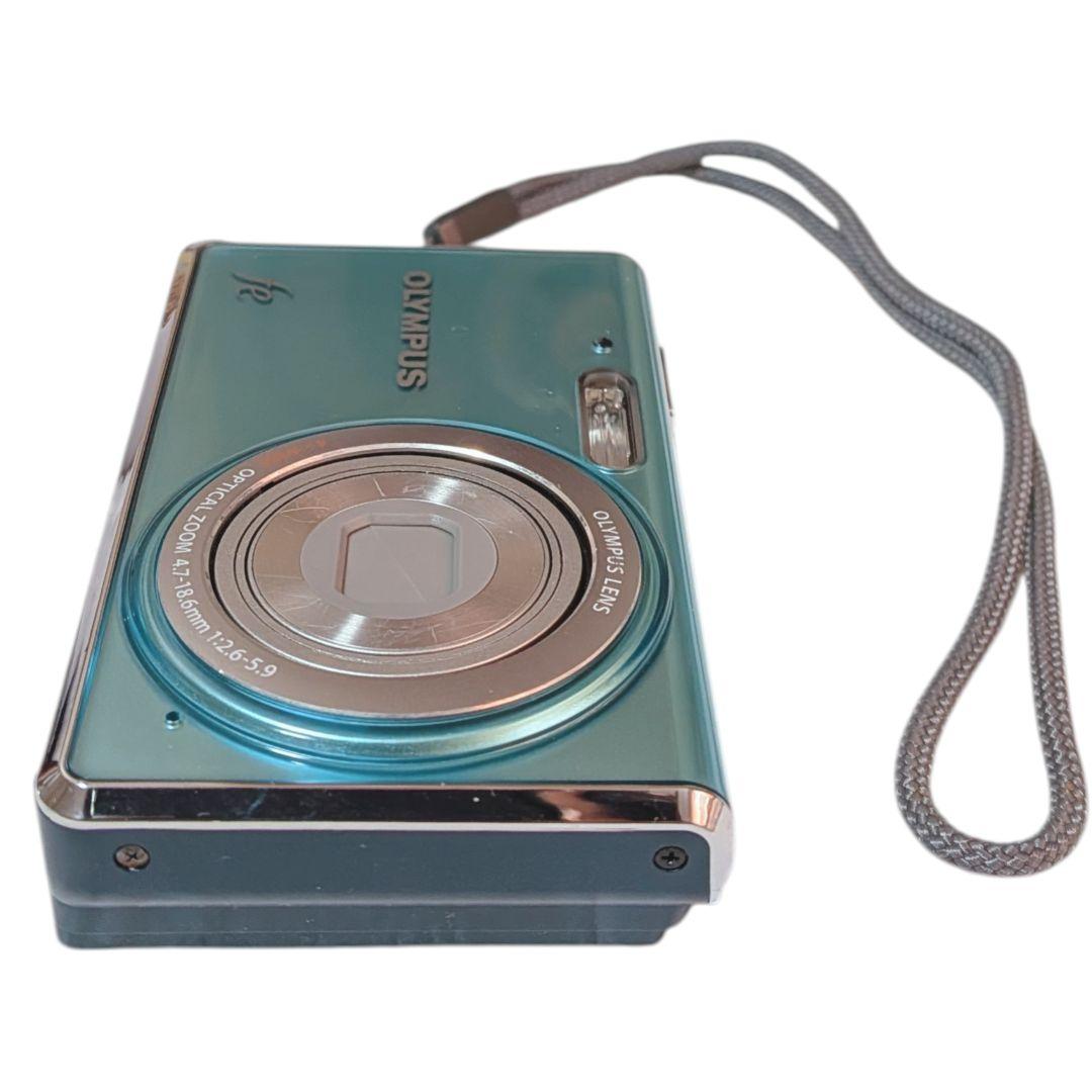 OLYMPUS オリンパス FE-4020 コンデジ デジカメ ブルー