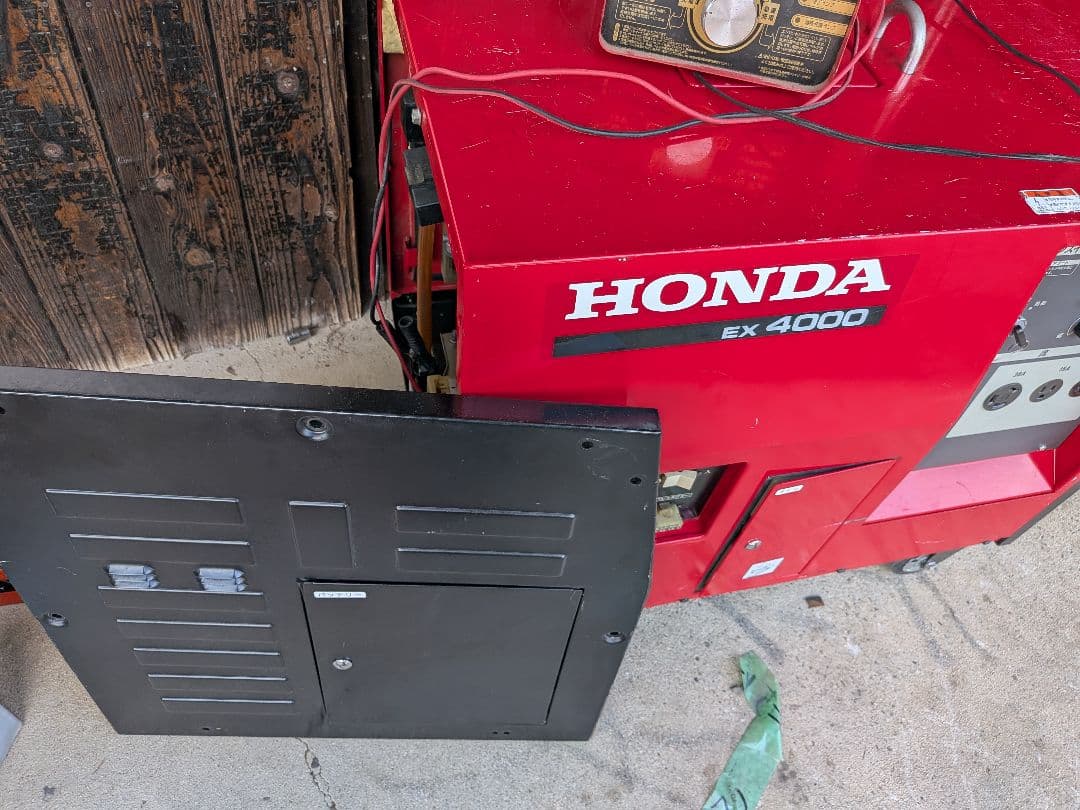 HONDA EX 4000 発電機　簡易テスト　4.0KVA