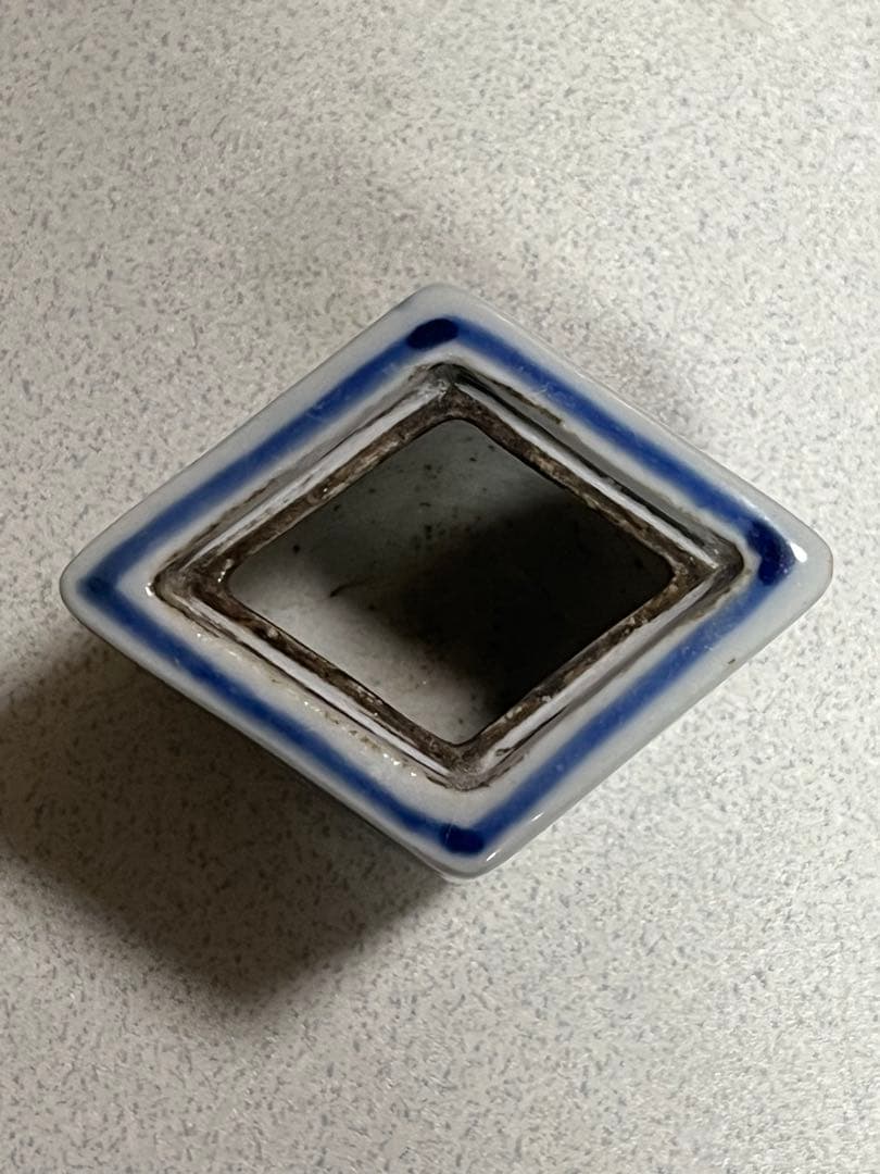 香炉　染付