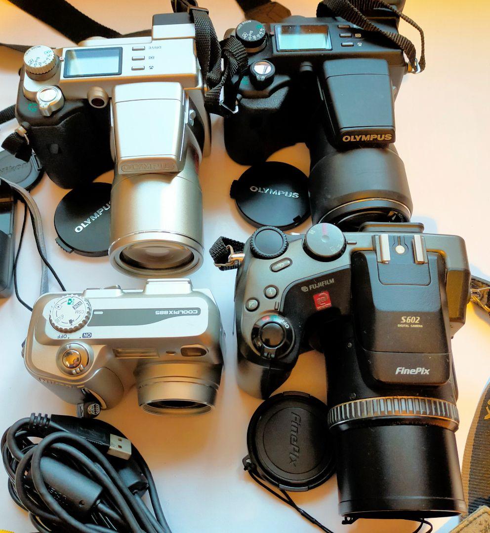 C-2100, E-100RS, S602, coolpix885, SM3枚