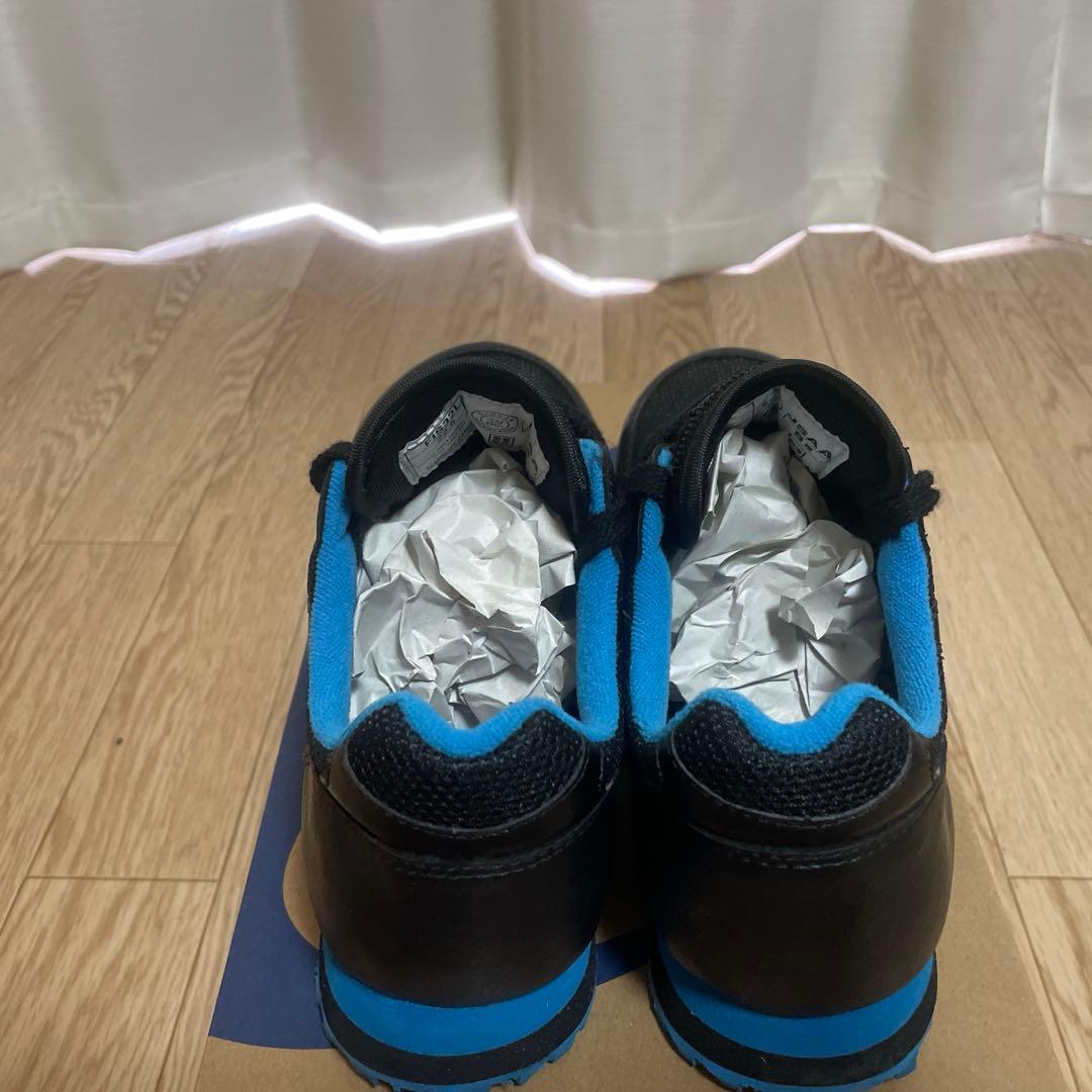 asics 安全靴 ブラック/ブルー