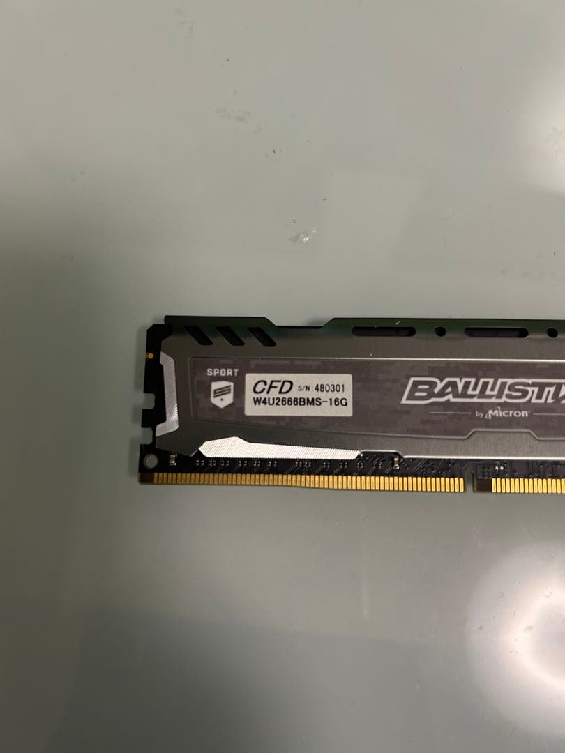 CFD BALLISTIX DDR4-2666 16GB デスクトップ用メモリ